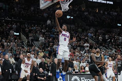 tyrese maxey vs spurs|Tyreese Maxey Stats Vs Spurs .